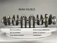 11210402531 N52b25 Vevaxel lämplig för BMW 325I 525I Z4 E90 E60 E89