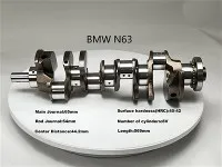 Bensinmotor vevaxel N63b44 för BMW N63 F13 F12 F10